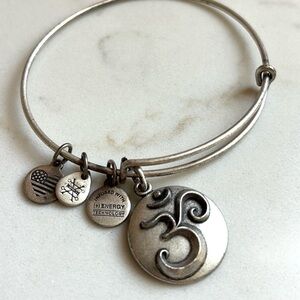ALEX AND ANI OM Bracelet Silver